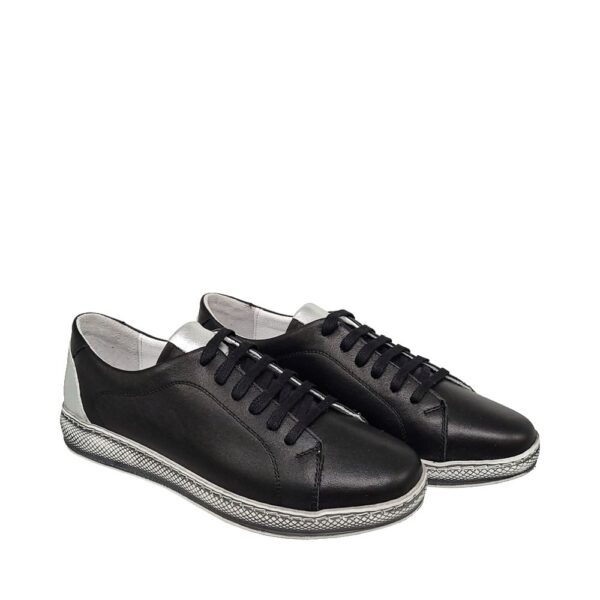 Boxer air Γυναικείο δετό ανατομικό sneaker 96029 10-011 Μαύρο