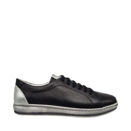 Boxer air Γυναικείο δετό ανατομικό sneaker 96029 10-011 Μαύρο