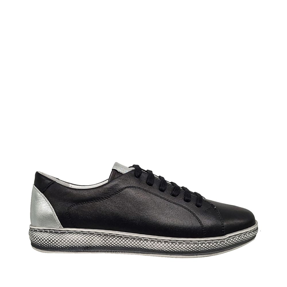 Boxer air Γυναικείο δετό ανατομικό sneaker 96029 10-011 Μαύρο Boxer air Γυναικείο δετό ανατομικό sneaker 96029 10-011 Μαύρο