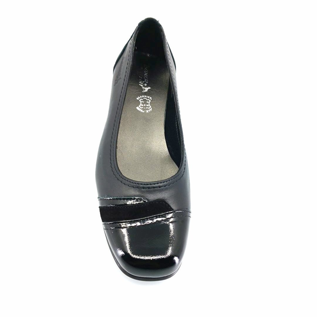 Boxer Γυναικείο Δερμάτινο Μοκασίνι 52982 15-111 Μαύρο
