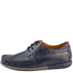 Boxer Ανδρικό Δερμάτινο Μοκασίνι 21314 15-016 Μπλε 