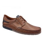 Boxer Ανδρικό Δερμάτινο Μοκασίνι 21314 15-019 Ταμπά