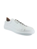 Boxer Ανδρικό Δερμάτινο Sneaker 21312 15-001 Λευκό