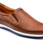 Boxer Ανδρικό Δερμάτινο Μοκασίνι 21317 15-019 Ταμπά