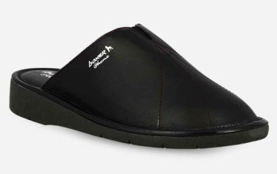 Boxer Γυναικείες Δερμάτινες Παντόφλες 68013 10-011 Μαύρο