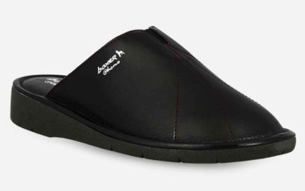 Boxer Γυναικείες Δερμάτινες Παντόφλες 68013 10-011 Μαύρο