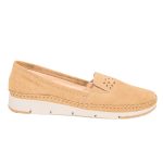 Boxer Air γυναικείο ανατομικό μοκασσίνι 56054 12-005 κάμελ nubuck