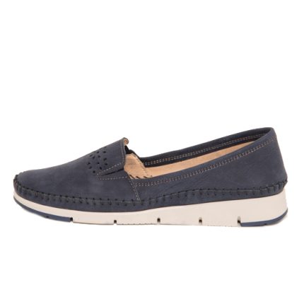 Boxer Air γυναικείο ανατομικό μοκασσίνι 56054 μπλέ nubuck