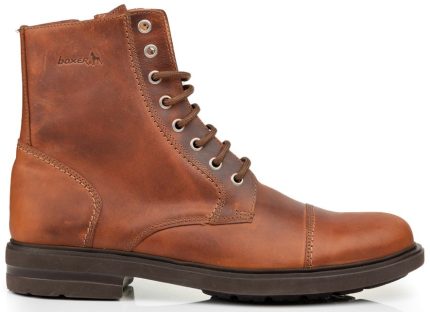 Boxer Δερμάτινα Ανδρικά Μποτάκια 21298 30-605 Tαμπά