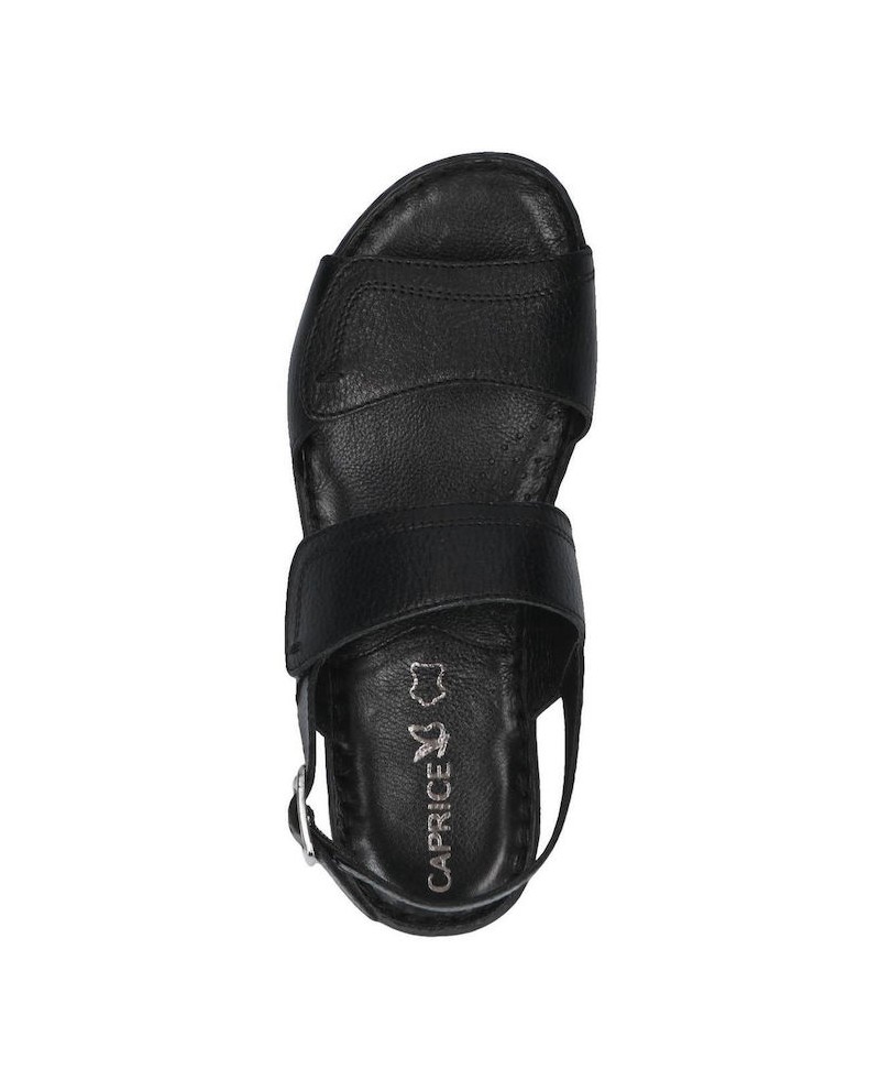 Caprice Γυναικείο Δερμάτινο Πέδιλο 9-28153-43 022 Μαύρο