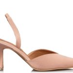 Envie Γυναικεία Satin Slingback Γόβα E02-17040-90 Νιουντ