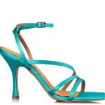 Envie Γυναικείο Πέδιλα Wraparound Satin E02-17050-65 Πετρόλ