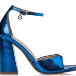 Envie Γυναικεία Πέδιλα BLOCK HEEL SANDALS E42-17159-38 Μπλε