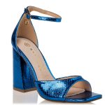 Envie Γυναικεία Πέδιλα BLOCK HEEL SANDALS E42-17159-38 Μπλε