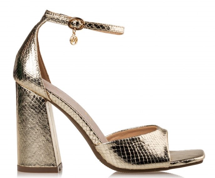 Envie Γυναικεία Πέδιλα BLOCK HEEL SANDALS E42-17159-59 Χρυσό Envie Γυναικεία Πέδιλα BLOCK HEEL SANDALS E42-17159-59 Χρυσό