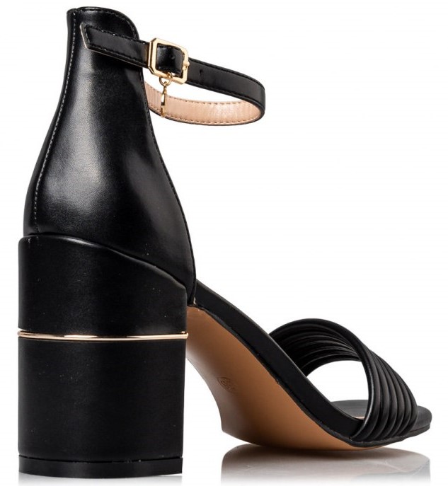 Envie Γυναικέια BLOCK HEEL Πέδιλα E45-17141-34 Μαύρο