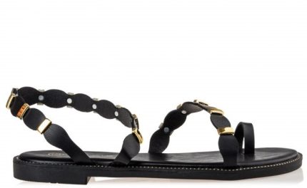 Envie Γυναικεία Φλατ Πέδιλα E96-17268-34 Μαύρο