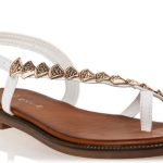 Envie Γυναικεία Φλατ Πέδιλα E96-17271-33 Λευκό