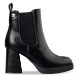 Envie Womens Block Heel Μποτάκια E23-20232-34 Μαύρο