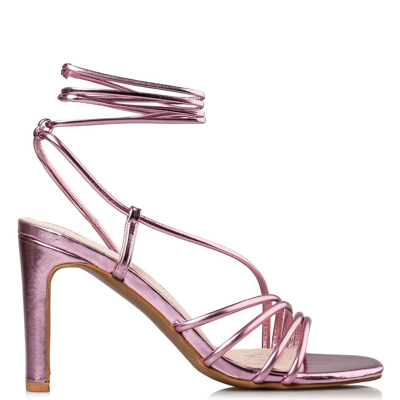 Envie Γυναικεία Πέδιλα Lace Up E42-17176-69 Ροζ Envie Γυναικεία Πέδιλα Lace Up E42-17176-69 Ροζ