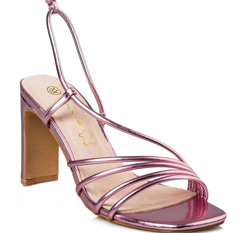 Envie Γυναικεία Πέδιλα Lace Up E42-17176-69 Ροζ
