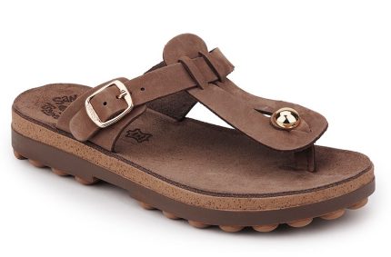 Fantasy sandals Γυναικεία Ανατομική Παντόφλα S9004 Mirabella Taupe