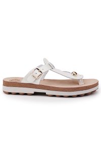 Fantasy sandals Γυναικεία Ανατομική παντόφλα S9004 Λευκό Περλέ