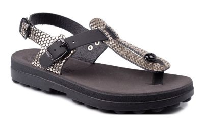 Fantasy Sandals Marlena Γυναικείο Ανατομικό Πέδιλο S9005 Μαύρο-Χρυσό