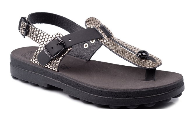 Fantasy Sandals Marlena Γυναικείο Ανατομικό Πέδιλο S9005 Μαύρο-Χρυσό Fantasy Sandals Marlena Γυναικείο Ανατομικό Πέδιλο S9005 Μαύρο-Χρυσό