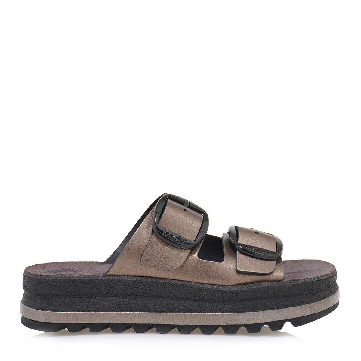 Fantasy Sandals Γυναικεία Ανατομική Παντόφλα S113 Gogo Ανθρακί Περλέ Fantasy Sandals Γυναικεία Ανατομική Παντόφλα S113 Gogo Ανθρακί Περλέ