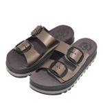 Fantasy Sandals Γυναικεία Ανατομική Παντόφλα S113 Gogo Ανθρακί Περλέ