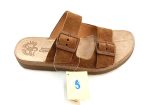 Fantasy Sandals Γυναικεία Ανατομική Δερμάτινη Παντόφλα S9047 Filipa Καφέ