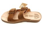 Fantasy Sandals Γυναικεία Ανατομική Δερμάτινη Παντόφλα S9047 Filipa Καφέ