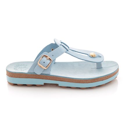 Fantasy Sandals Γυναικεία Ανατομική Παντόφλα s9004 Σιέλ