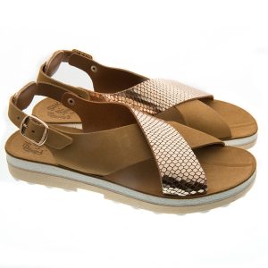 Fantasy sandals Γυναικεια πεδιλα s9002 IZABELLA gold