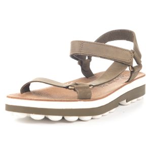 Fantasy sandals Γυναικεία πέδιλα ανατομικά s9001 brush olive