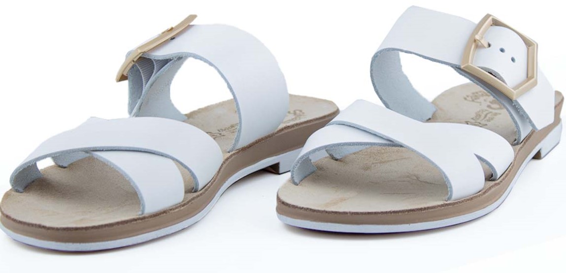Fantasy Sandals Γυναικεία Ανατομική Παντόφλα S504 Elle Λευκό