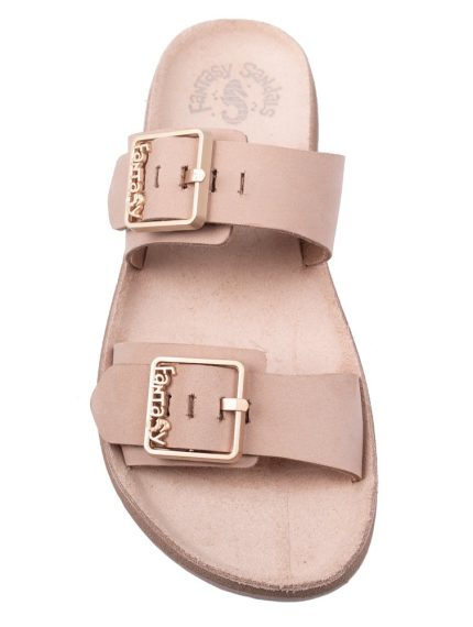 Fantasy Sandals Γυναικεία Ανατομική Παντόφλα S900 Tessa Μπεζ