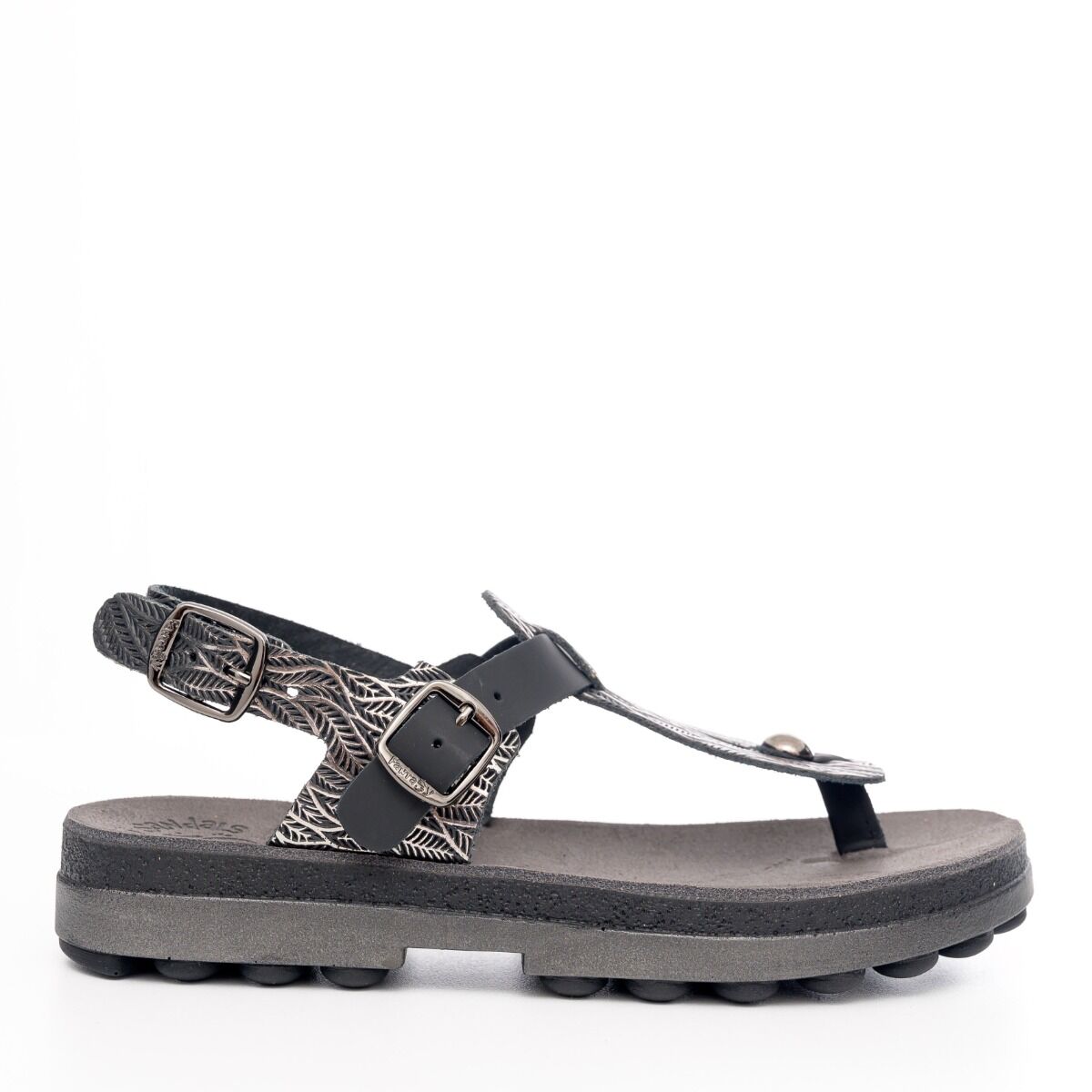 Fantasy Sandals Γυναικείο Ανατομικό Πέδιλο S9005 Μαύρο Leaf Fantasy Sandals Γυναικείο Ανατομικό Πέδιλο S9005 Μαύρο Leaf