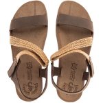 Fantasy Sandals Γυναικείο Ανατομικό Πέδιλο s9037 Natasha Καφέ