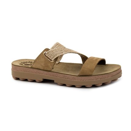 Fantasy Sandals Γυναικεία Παντόφλα S9036 Καφέ