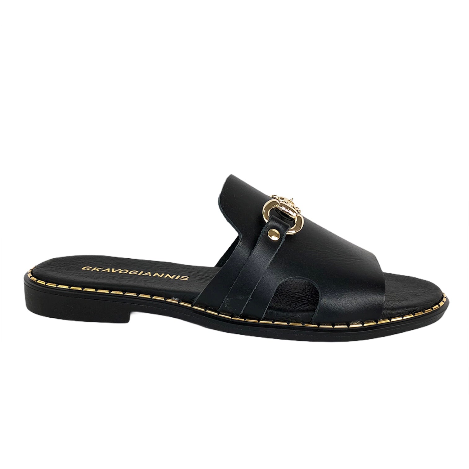 Gkavogiannis Γυναικεία παντόφλα 2114 Μαύρο