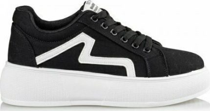 Mairiboo γυναικεία Sneakers M74-13826-34 ΕΜΜΑ Μαύρο
