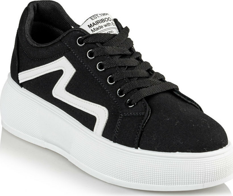 Mairiboo γυναικεία Sneakers M74-13826-34 ΕΜΜΑ Μαύρο