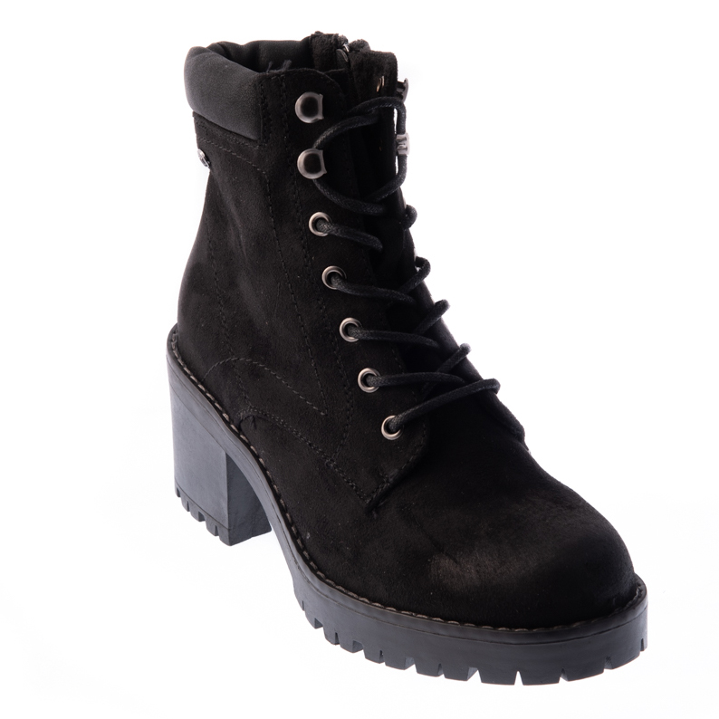 MTNG Γυναικεία μποτάκια suede c47478-58645 Black