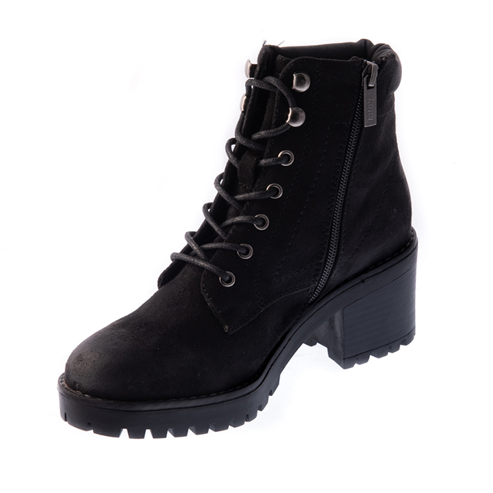 MTNG Γυναικεία μποτάκια suede c47478-58645 Black