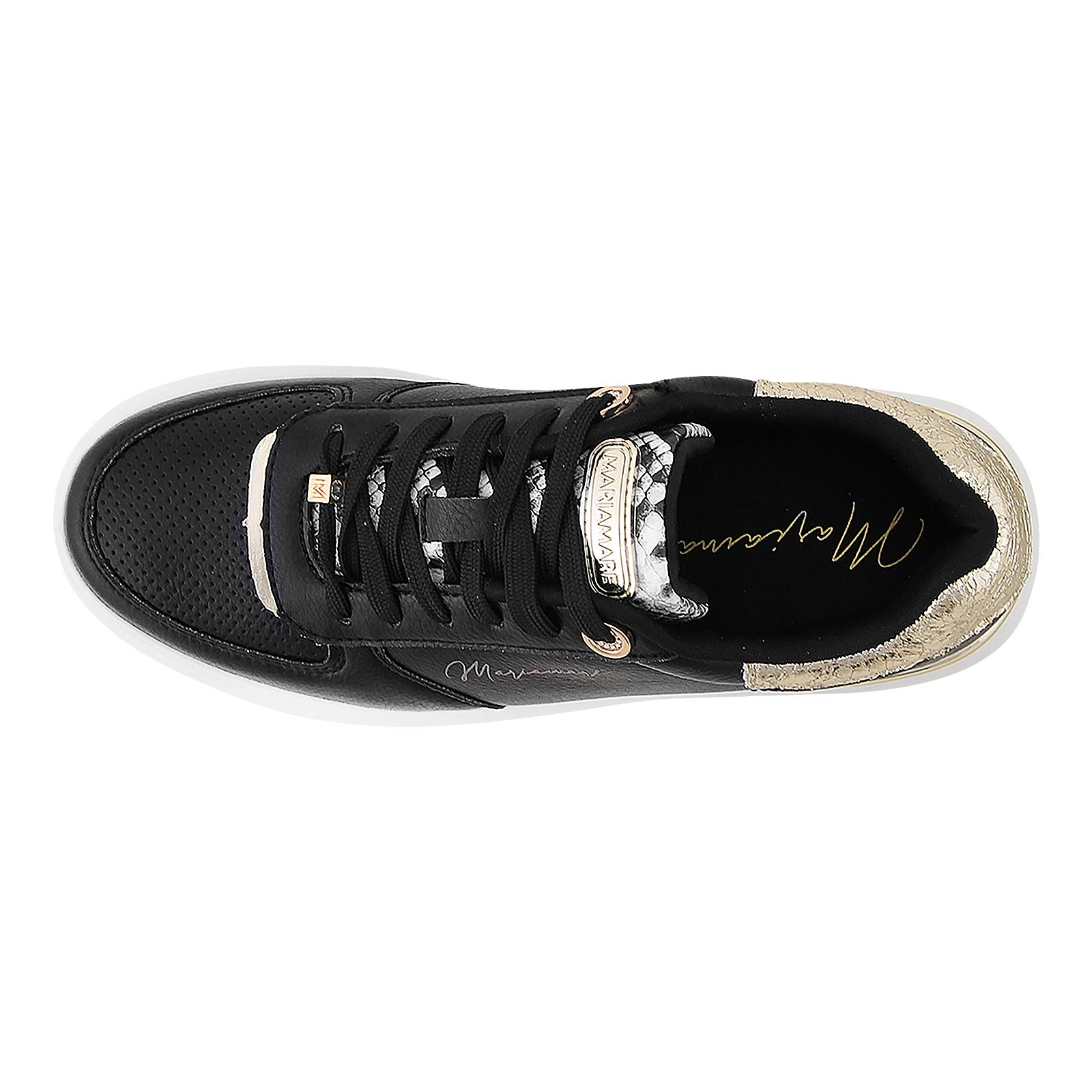 MariaMare Γυναικείο Sneaker 68311 C54358 Μαύρο-Χρυσό
