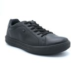 Pegada Ανδρικό Ανατομικό Δερμάτινο Sneaker 111501-11 Μαύρο