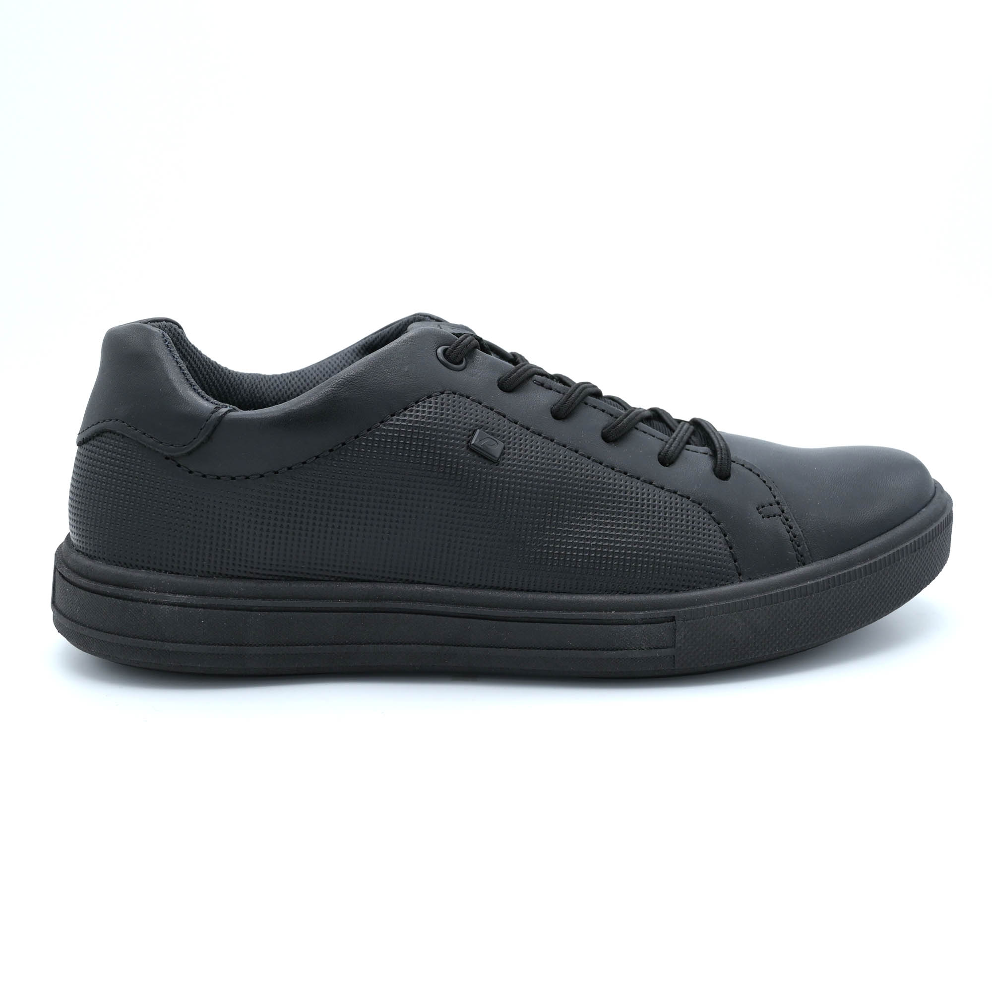 Pegada Ανδρικό Ανατομικό Δερμάτινο Sneaker 111501-11 Μαύρο