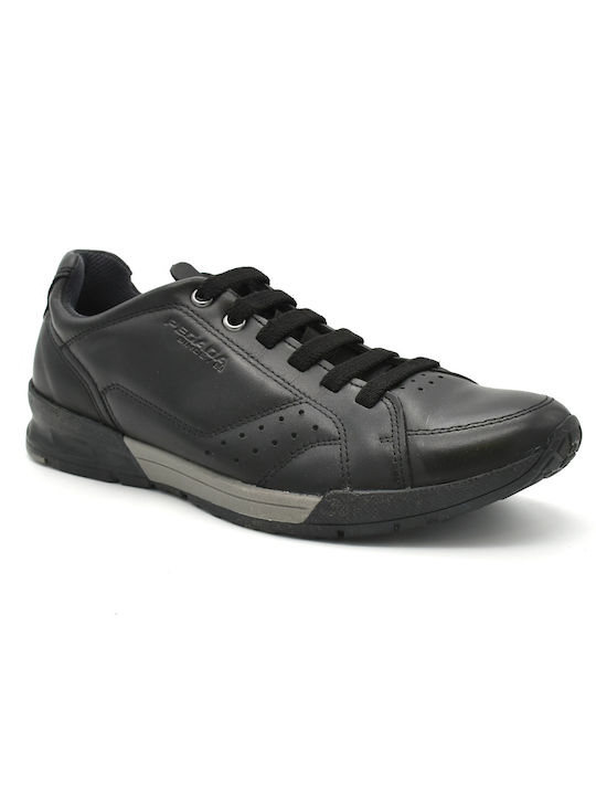 Pegada Ανδρικό Δερμάτινο Sneaker 116753-04 Μαύρο
